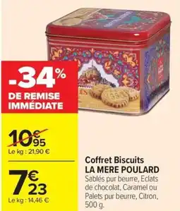Carrefour Market Coffret biscuits la mere poulard offre