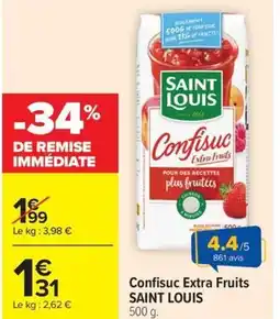 Carrefour Market Confisuc extra fruits offre
