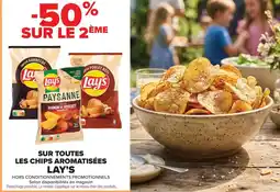 Carrefour Market SUR TOUTES LES CHIPS AROMATISÉES LAY'S offre