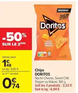 Carrefour Market Chips DORITOS offre