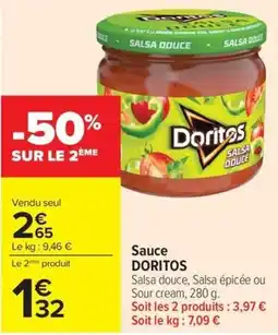 Carrefour Market Sauce doritos offre