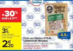 Carrefour Market Fruits secs nature of nuts carrefour original offre