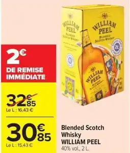 Carrefour Market Blended scotch william peel offre