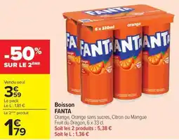 Carrefour Market Boisson fanta offre