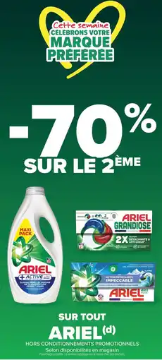 Carrefour Market SUR TOUT ARIEL offre