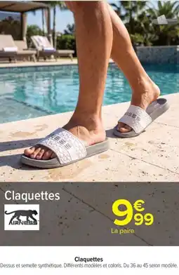 Carrefour Market Claquettes offre