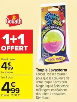 Carrefour Market Toupie lavastorm offre