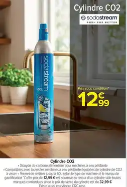 Carrefour Market Cylindre CO2 offre