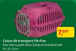 Maxi Zoo Caisse de transport fit+fun offre