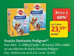 Maxi Zoo Snacks dentastix pedigree offre
