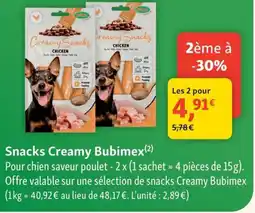 Maxi Zoo Snacks creamy bubimex offre