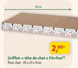 Maxi Zoo Griffoir tête de chat fit+fun offre