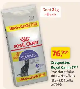 Maxi Zoo Croquettes Royal Canin 37 offre