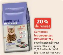 Maxi Zoo Sur toutes les croquettes premiere offre