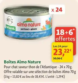 Maxi Zoo Boîtes Almo Nature offre