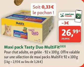 MULTIFIT Maxi pack tasty duo