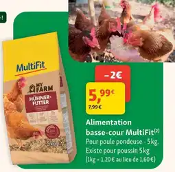 Maxi Zoo Alimentation basse-cour multifit offre