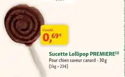 Maxi Zoo Sucette lollipop premiere offre