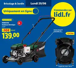 Lidl PARKSIDE Tondeuse thermique offre