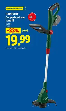 Lidl PARKSIDE Coupe-bordures sans fil offre
