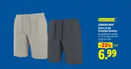 Lidl ESMARA MEN Short en lin Premium homme offre