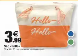 Bazarland Sac hello offre
