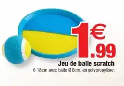 Bazarland Jeu de balle scratch offre
