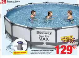 Bazarland Piscine hors-sol steel pro max offre