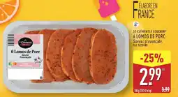 ALDI ST-CLÉMENT LE BOUCHER 6 lomos de porc offre