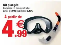 Bazarland Kit plongée offre