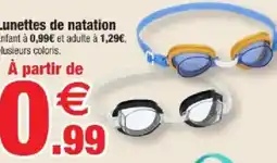 Bazarland Lunettes de natation offre