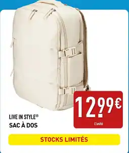ALDI LIVE IN STYLE Sac à dos offre