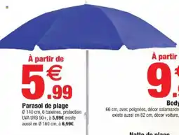 Bazarland Parasol de plage offre