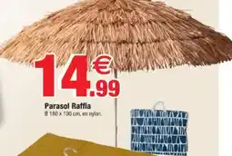 Bazarland Parasol raffia offre