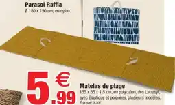 Bazarland Matelas de plage offre