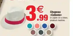 Bazarland Chapeau cubana offre