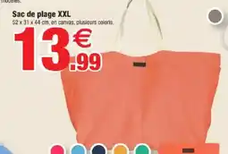 Bazarland Sac de plage xxl offre