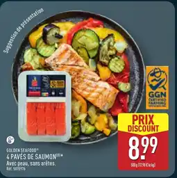 ALDI GOLDEN SEAFOOD 4 pavés de saumon offre