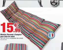 Bazarland Matelas floconné tampico pour bain de soleil offre