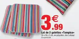 Bazarland Lot de 2 galettes tampico offre