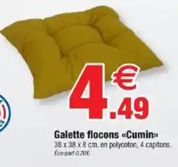 Bazarland Galette flocons cumin offre