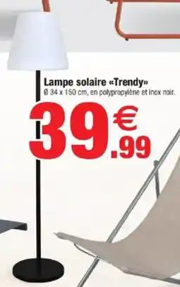 Bazarland Lampe solaire trendy offre