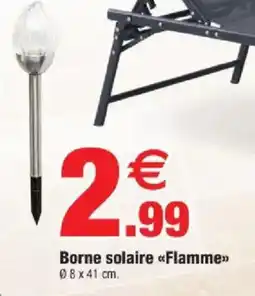 Bazarland Borne solaire flamme offre