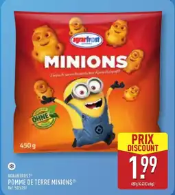 ALDI AGRARFROST Pomme de terre minions offre