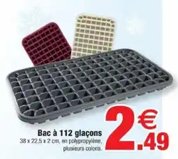 Bazarland Bac à 112 glaçons offre