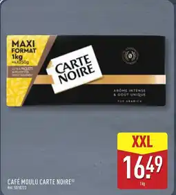 ALDI CARTE NOIRE Café moulu offre