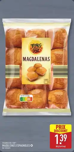 ALDI TESOROS DEL SUR Madeleines espagnoles offre