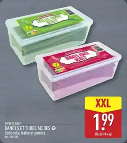 ALDI SWEETLAND Bandes et tubes acides offre