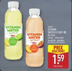 ALDI JOKER Vitamin water & fruit offre