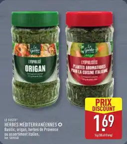 ALDI LE GUSTO Herbes méditerranéennes offre
